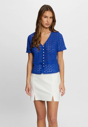 SHORT-SLEEVED - Blusa - bleu electrique