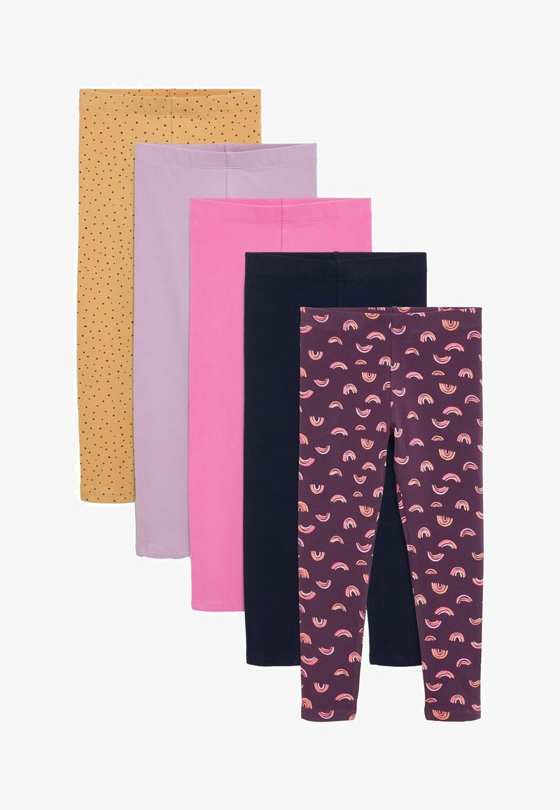Next 5 PACK - Legíny – nohavice - purple pink rainbow