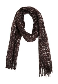 MOTIF LÉOPARD - Écharpe - noir