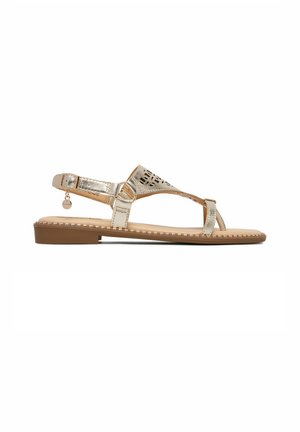 Mexx, MEXX SANDALS WOMEN'S GOLD-COLOURED 5906751958964 - Sandaler m/ tåsplit - gold-coloured