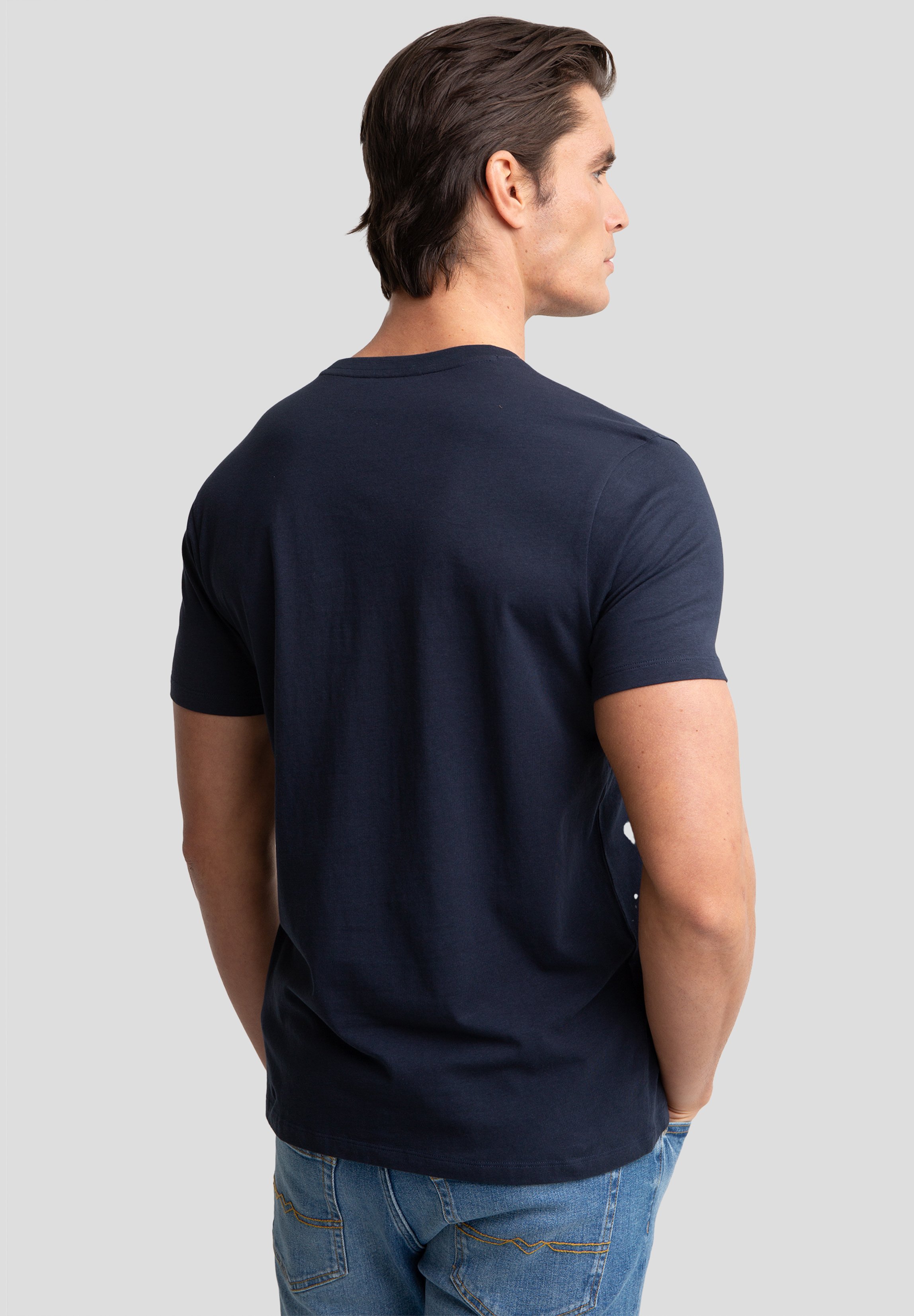 Tシャツ・カットソー UMBRO HBL CELEB Ombre Short Sleeve T-Shirt Deep Navy UP121CR Buy Umbro Womens Active Cropped T-Shirt Black/Grey
