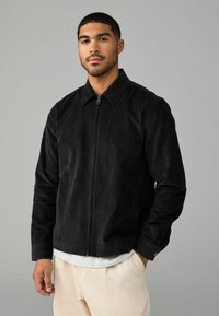 Next REGULAR FIT - WITH ZIP - Giacca leggera - black