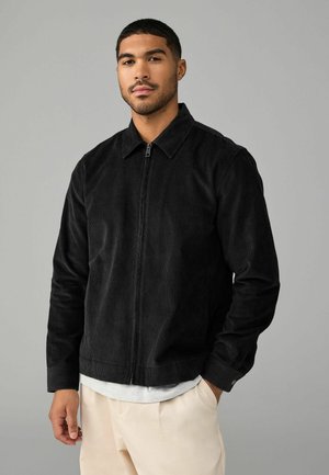 Next REGULAR FIT - WITH ZIP - Leichte Jacke - black