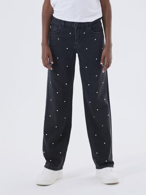 Name it, Straight Leg - Jeans baggy - black