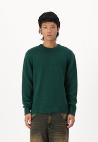 Selected Homme SLHCODY LS  CREW NECK NOOS - Pulover - rain forest