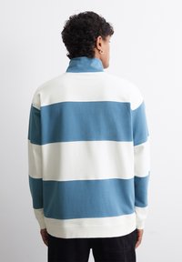 Marc O'Polo DENIM CUT SEW TROYER LSL RELAXED FIT - Melegítőfelső - medium blue multi