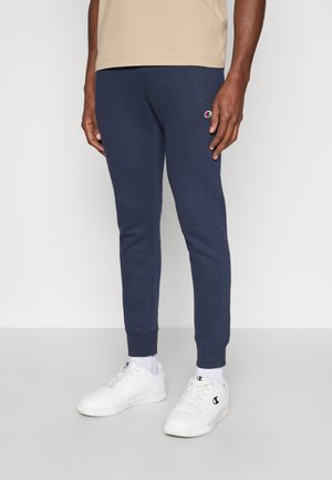 ICONS SLIM FIT CUFF PANTS WITH ZIP POCKETS - Pantalones deportivos - navy