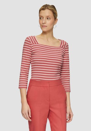 Tops ar garām piedurknēm - pink