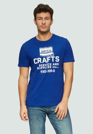 CREW-NECK - T-Shirt print - ozeanblau