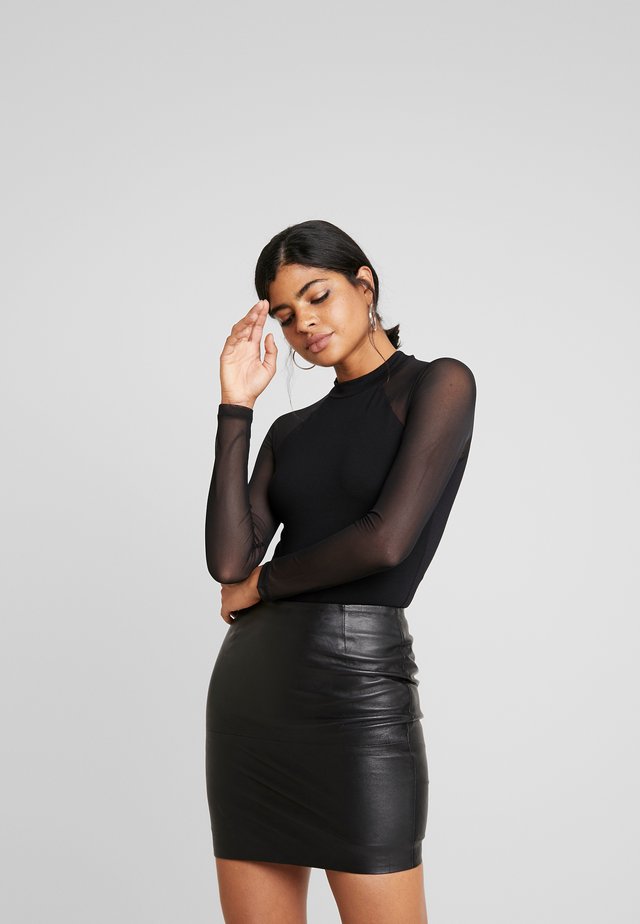 BODYSUIT - Bluzka z długim rękawem - black