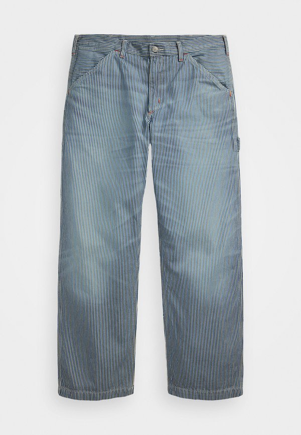 DUNGAREE FIT INDIGO HICKORY STRIPE PANT - Straight leg jeans - airstart2