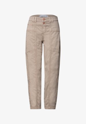 Street One Studio, BARREL LEG HOSE IM WASHED-LOOK - Pantalon classique - dark stone sand