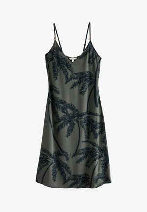 Next, MIDI STRAPPY V-NECK SUMMER - Vestito casual - khaki green