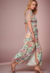 Next RUFFLE MIDI TALL REGULAR FIT - Robe longue - multi floral print