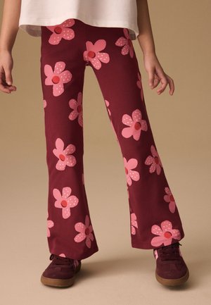 Next, REGULAR FIT - FLARE LEGGINGS  . - Pantaloni - berry pink flower