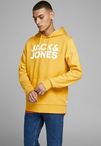 Jack & Jones - JJECORP LOGO - Luvtröja - yolk yellow Miniatyrbild 1