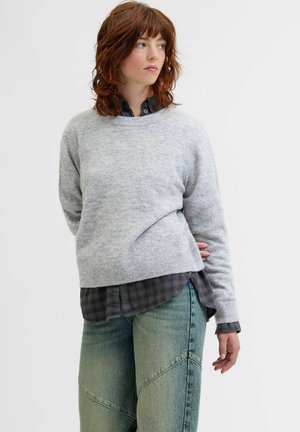 JXEVI   - Pullover - medium grey melange