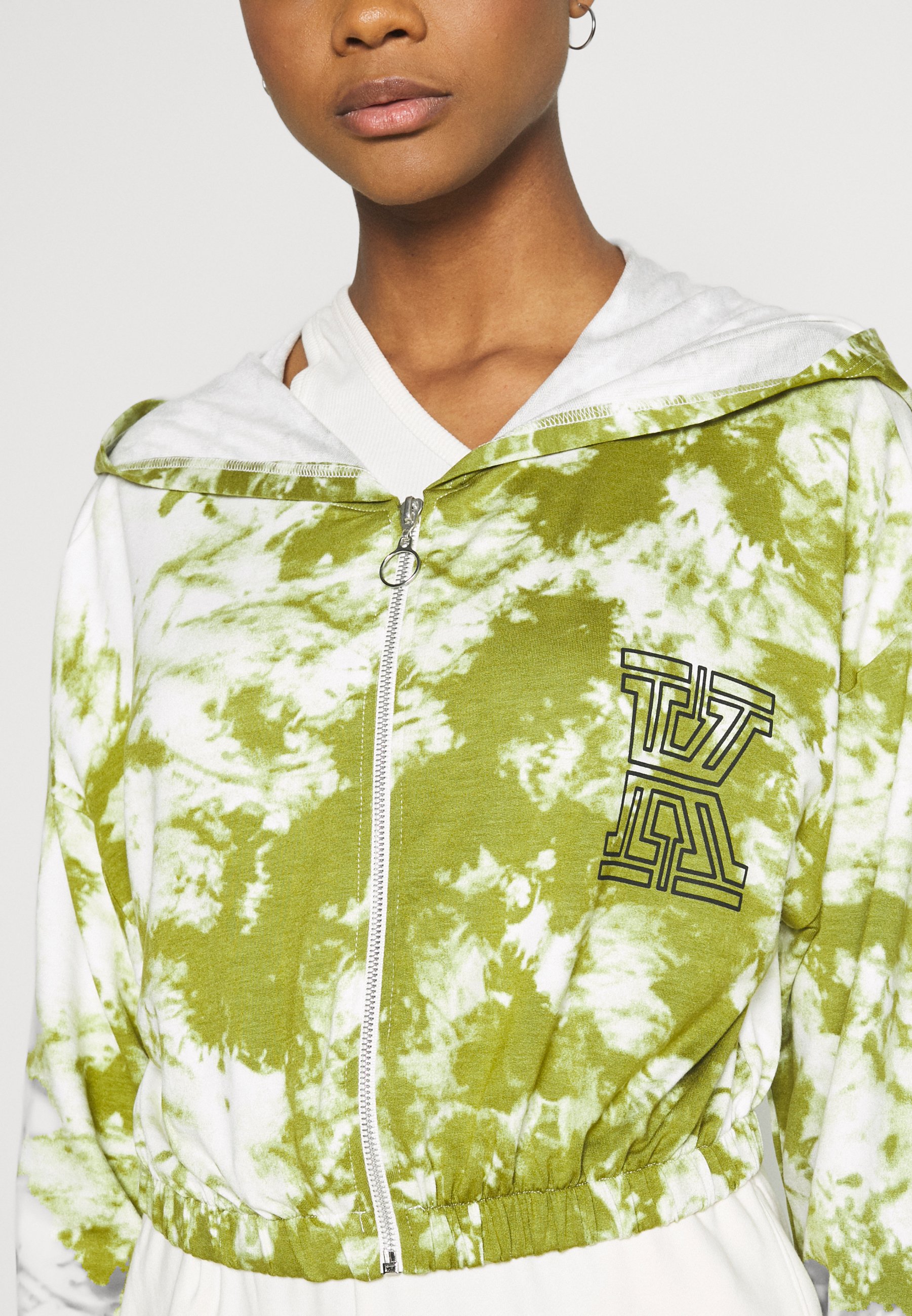Women ZIPPER HOODY CROPPED - Zip-up sweatshirt Women ZIPPER HOODY CROPPED - Zip-up sweatshirt