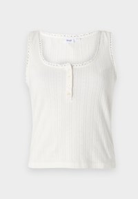 SCOOP POINTELLE TANK - Top - milk