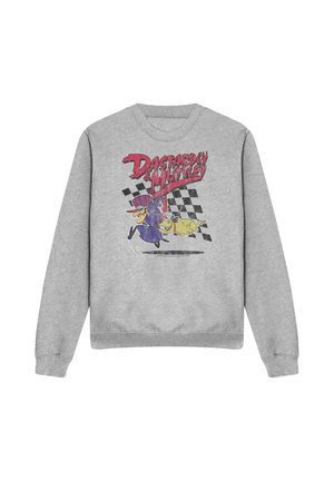 Cotton Soul, WACKY RACES DASTARDLY & MUTTLEY 1 - Sweatshirt - mottled light grey