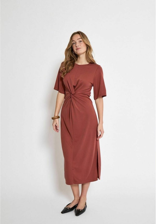 SEVERA MIDI - Jerseykleid - smoked