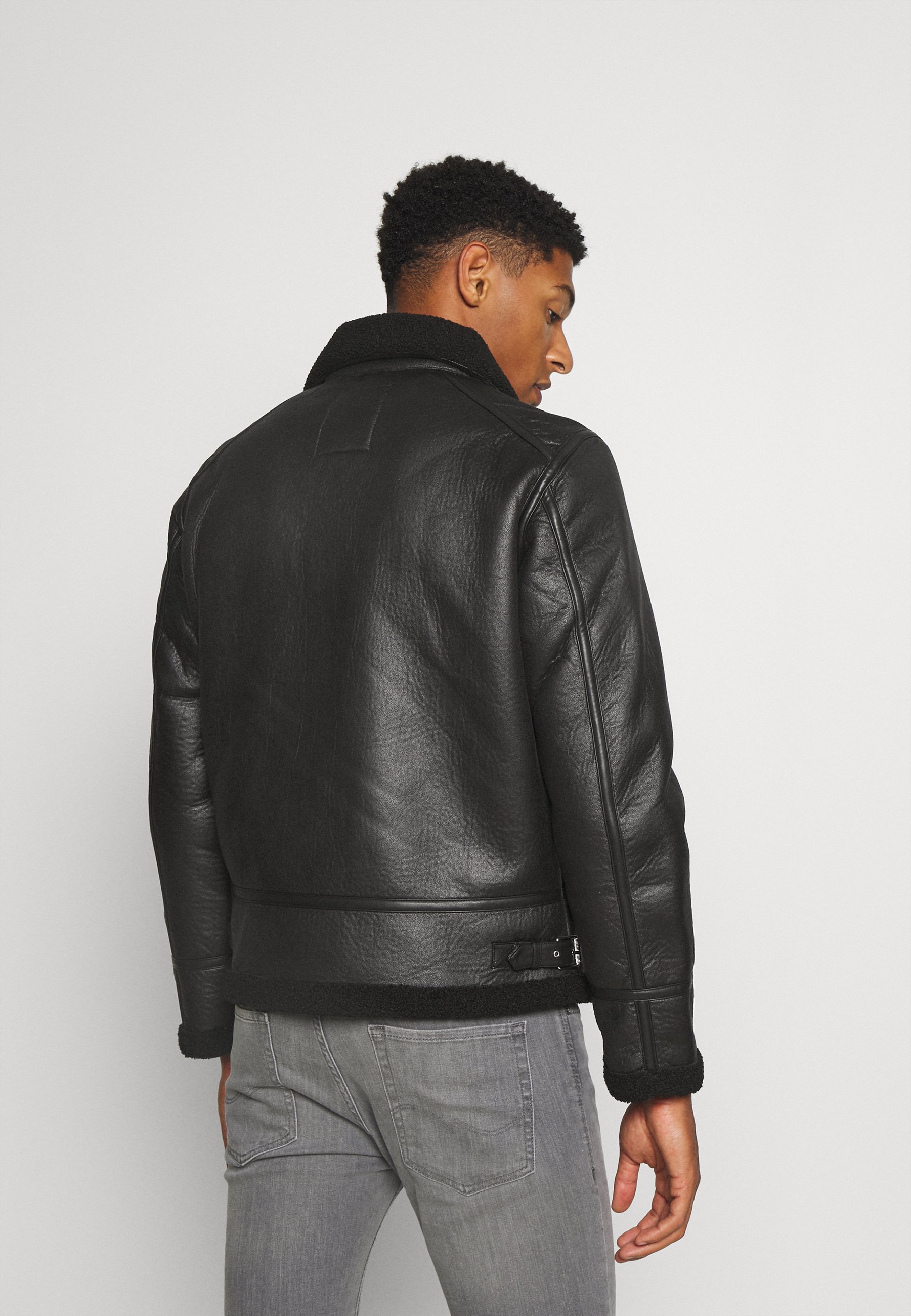 intuition paris leather jacket