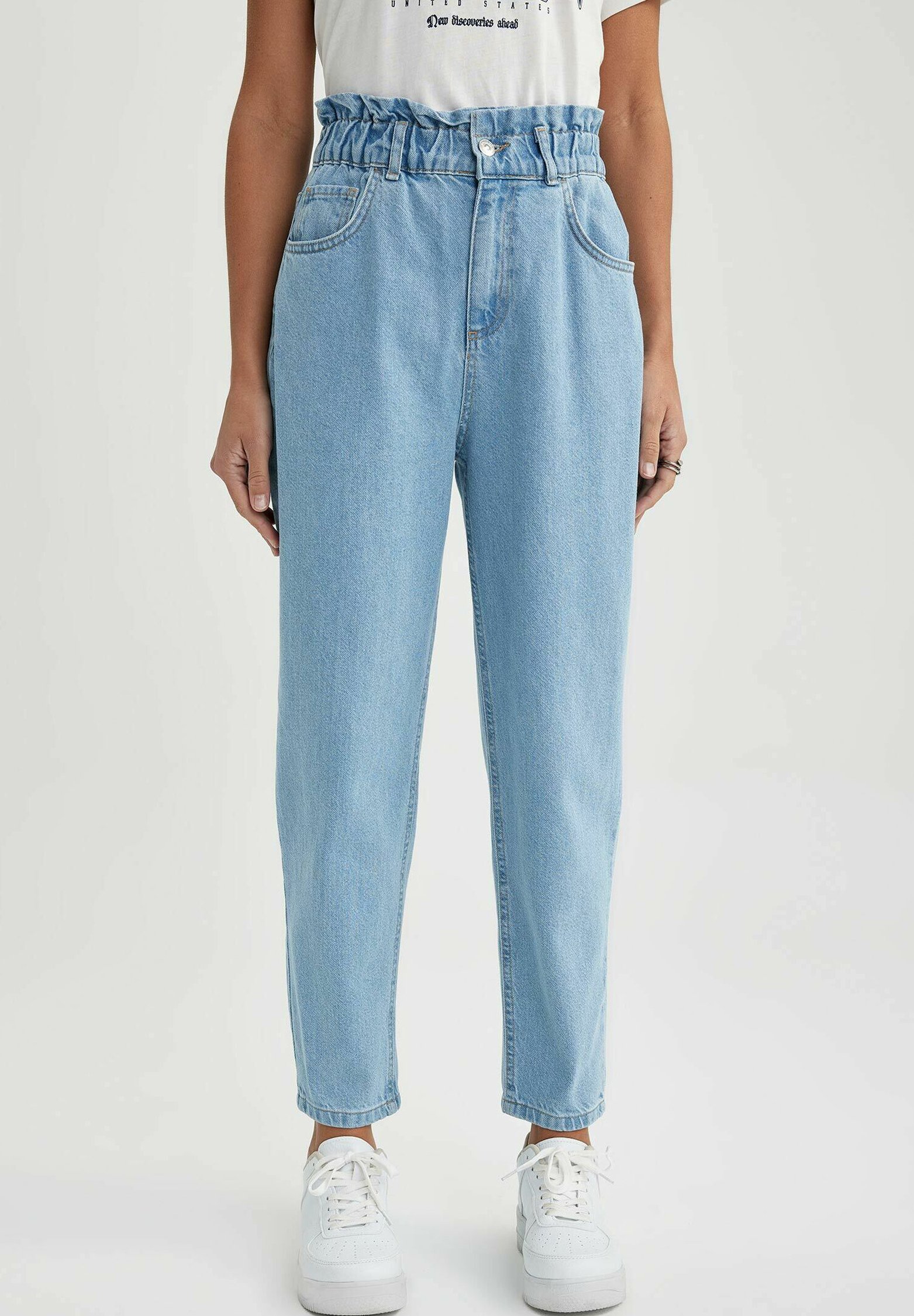Jeans Paperbag Taille Haute Pour Fille 10-16 Ans - Levi's Kids - Coupe Ample, Jambe Légèrement Fuselée - 5 Poches Classiques