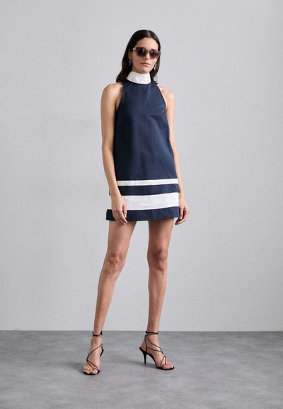 STAUD AHOY DRESS - Dnevna haljina - navy/ivory