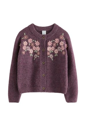 Lindex LINDEX KNITTED CARDIGAN WITH EMBROIDERY LINDEX - Cardigan - light dusty lilac
