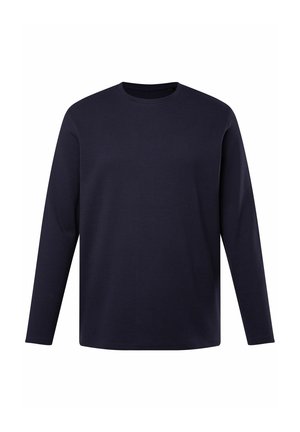 STRUKTUR RUNDHALS - Langærmet T-shirt - dark violet