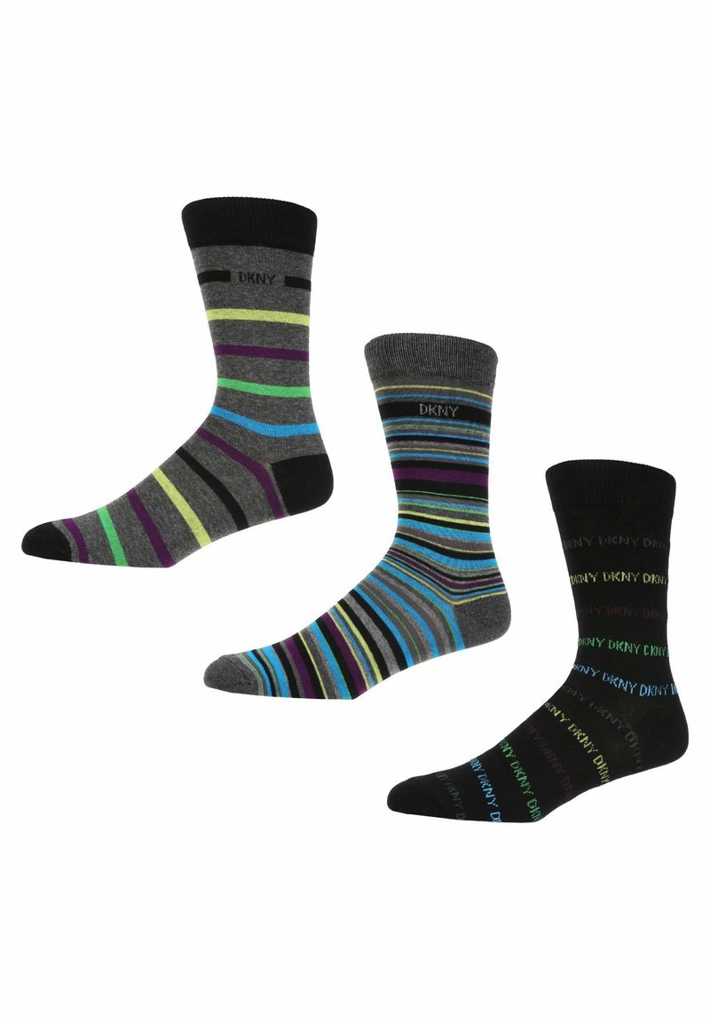 DKNY 3 PACK GIFT MARCUS Socks grml lime purple blue/multicoloured