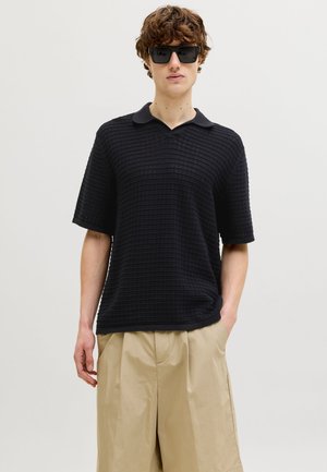 Jack & Jones JACK & JONES POLOSHIRT JORNANTUCKET - Πόλο - schwarz