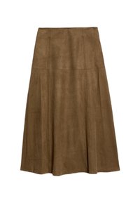 Marks & Spencer Jupe trapèze - dark chocolate/marron foncé - ZALANDO