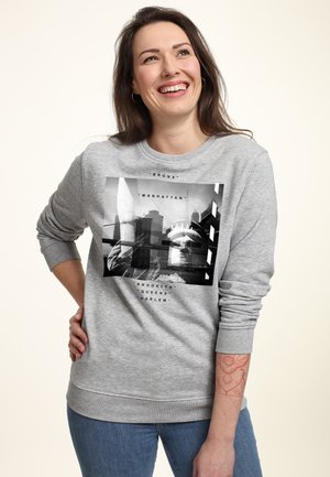 Henry Tiger NEXT STOP THE FIVE BOROUGHS - Sudadera - heather grey