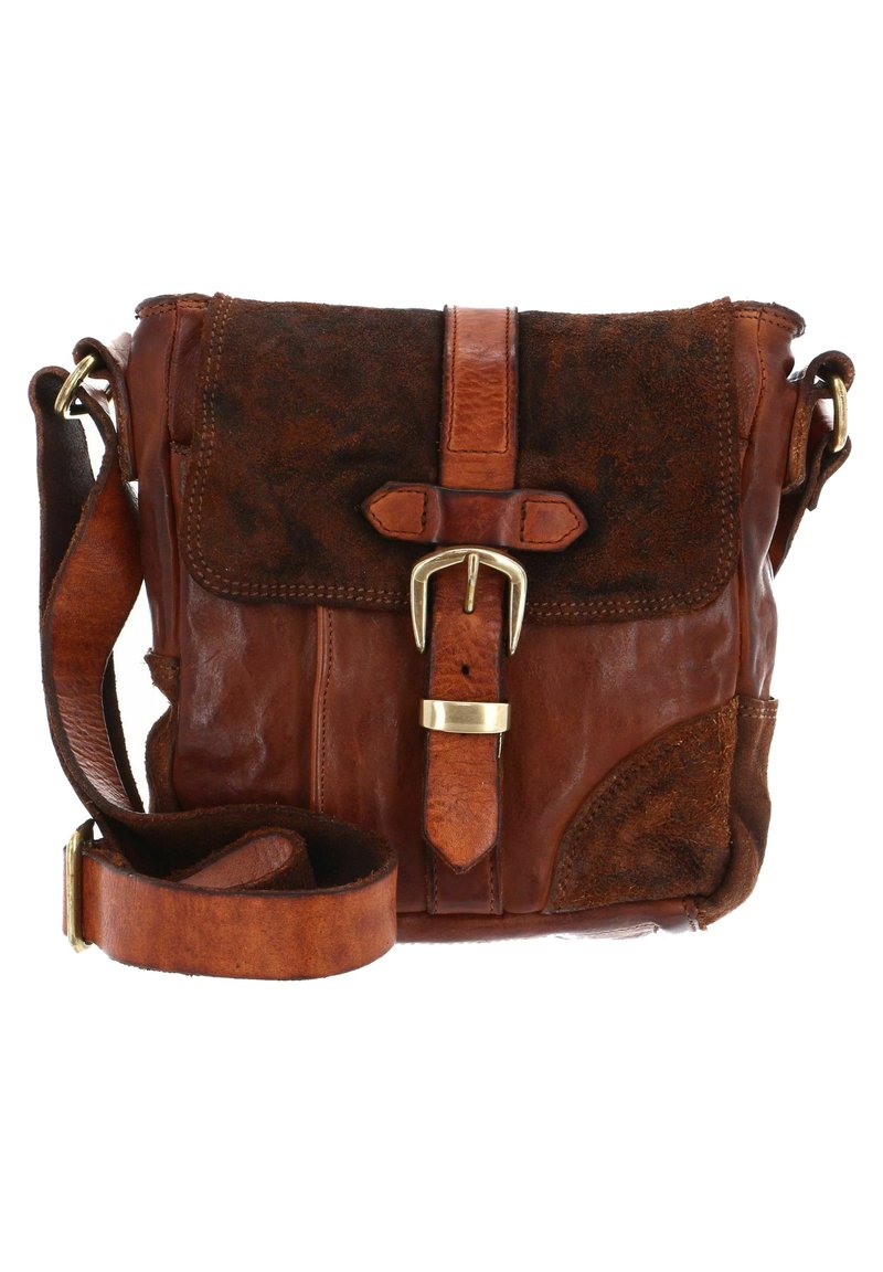 Campomaggi JACOB - Schoudertas - cognac