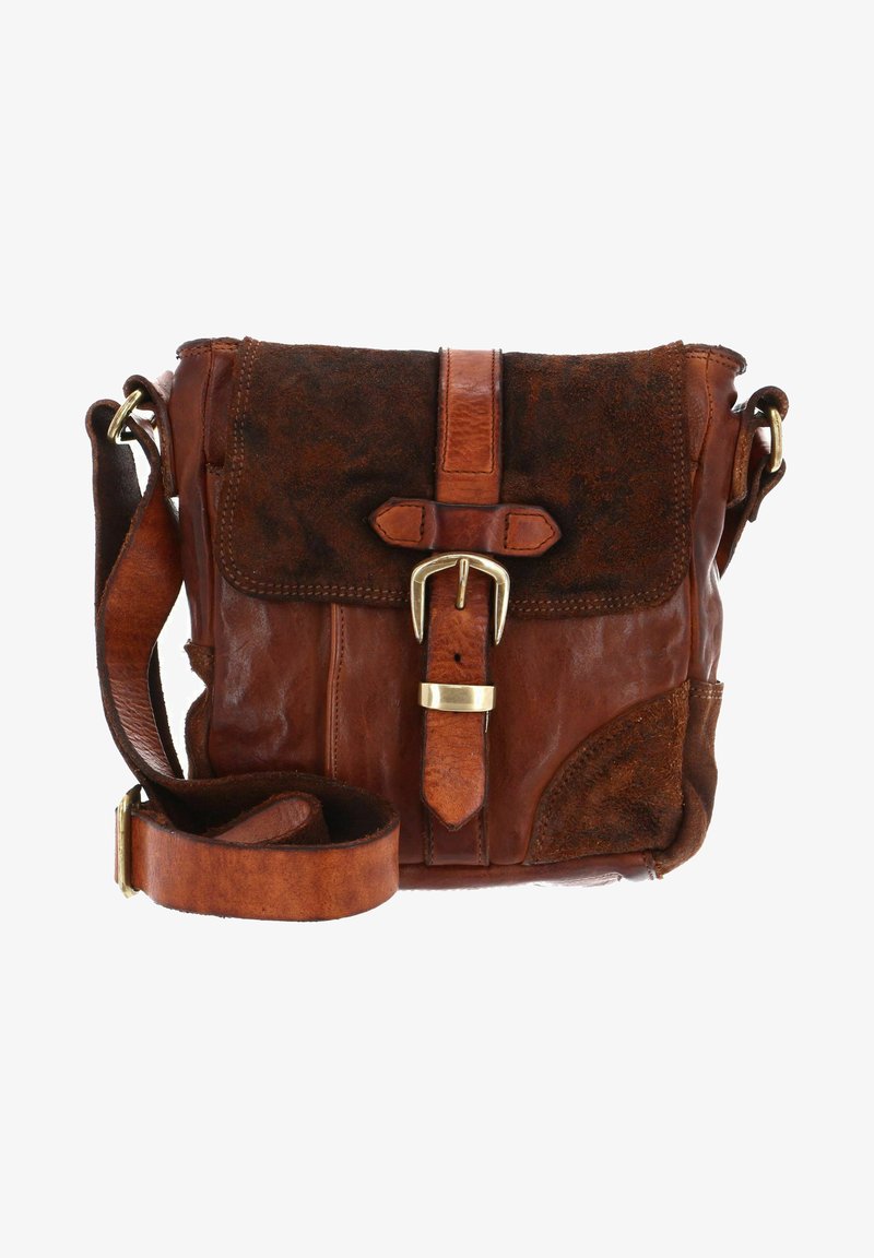 Campomaggi JACOB - Schoudertas - cognac