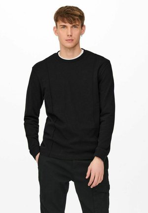 Maglietta a manica lunga - black
