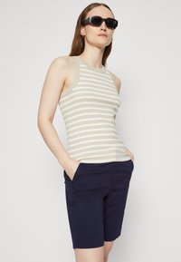 GAP HIGH NECK TANK - Top - beige