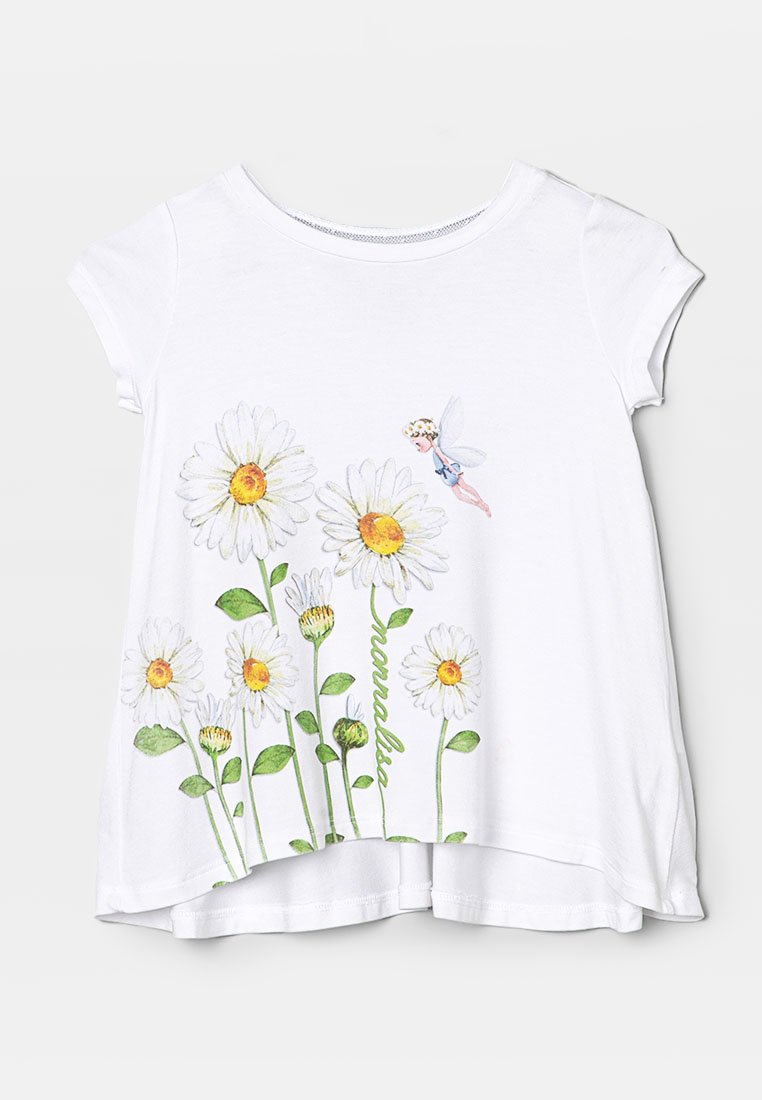 Monnalisa T-shirt print wit