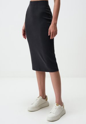 REGULAR WAIST ELEGANT STRAIGHT - Gonna a tubino - black