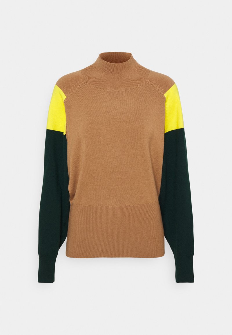 Damen Bekleidung | Victoria Victoria Beckham COLOUR BLOCK SLEEVE JUMPER Strickpullover camel - LU47084 Damen Bekleidung | Victoria Victoria Beckham COLOUR BLOCK SLEEVE JUMPER Strickpullover camel - LU47084