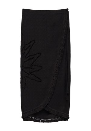 BIMBA Y LOLA, Zavinovacia sukňa - black