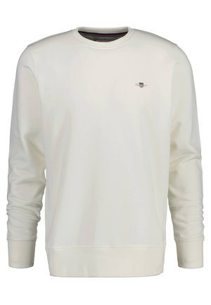 REG SHIELD C-NECK - Sweatshirt - eggshell