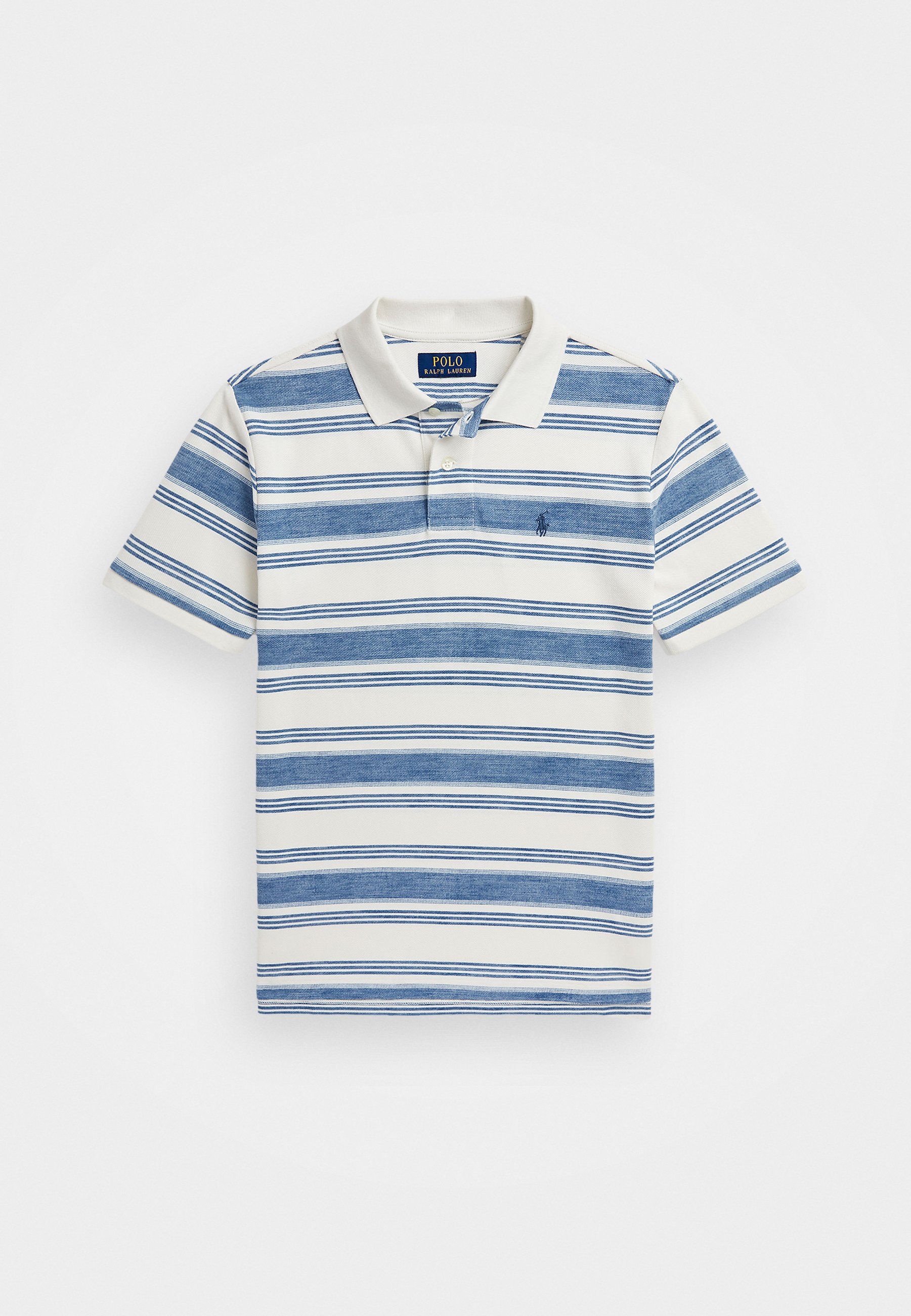 Polo Ralph Lauren STRIPED COTTON MESH POLO SHIRT Print T-shirt