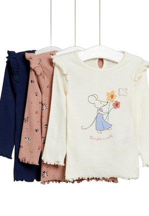 Marks & Spencer 3PK  RICH PATTERNED   - Maglietta a manica lunga - multi coloured