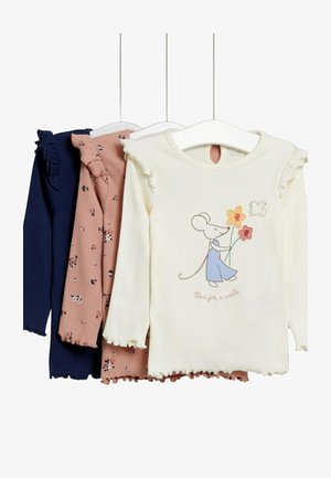 Marks & Spencer 3PK RICH PATTERNED - Camiseta de manga larga - multi coloured