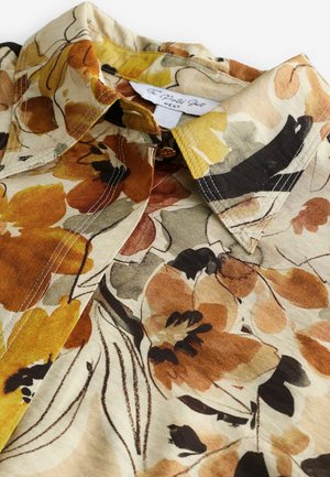 Next REGULAR FIT - LONG SLEEVE - Pogājama blūze - brown floral print