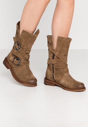 Cowboy-/Bikerlaarzen - taupe