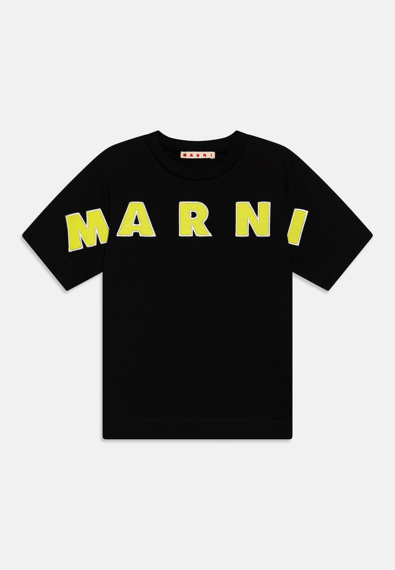 Marni T-shirt print zwart Marni T-shirt print zwart