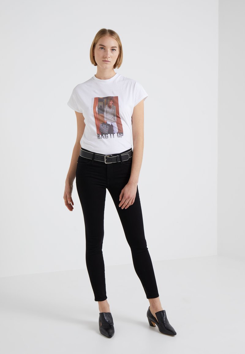 Jean Skinny Femme FRAME Le High - Taille 24 - Noir - Coupe Haute - État Occasion Très Bon
